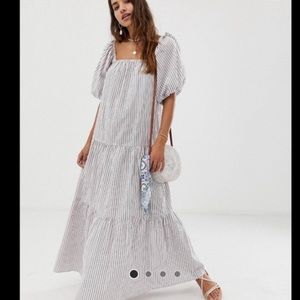 ISO Asos tiered puff sleeve dress size 4